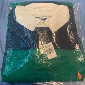 Polo long sleeved striped shirt